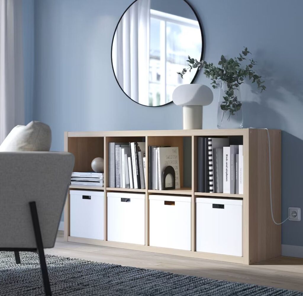 IKEAビフォーアフター】IKEAのカラックスに目隠しを付けてスッキリ収納 