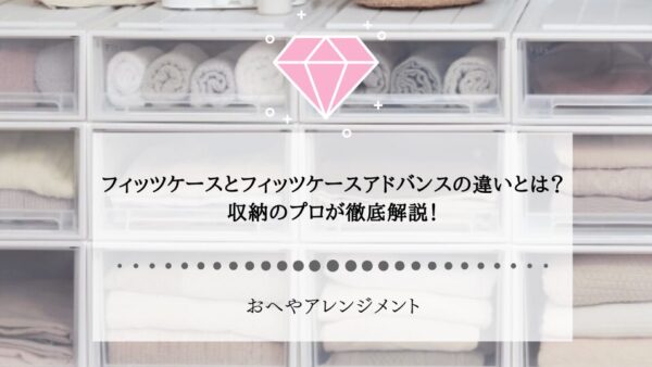 フィッツケースとフィッツケースアドバンスの違いは？収納のプロが徹底比較＆活用術を解説
