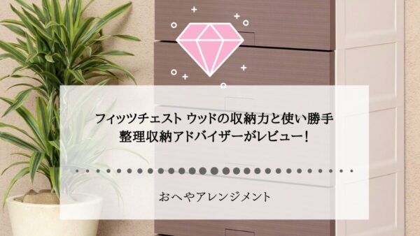 整理収納アドバイザーがレビュー！フィッツチェスト ウッドの収納力と使い勝手